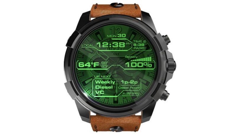 diesel watches touch screen