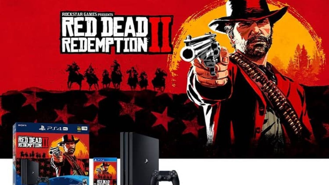 playstation 4 red dead redemption 2 pack